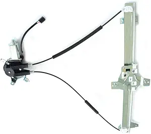 DrivegoPlus Fit Front Driver (Left) Side Power Window Regulator w/Motor for 92-13 Ford E150/E250/E350 Super Duty/Econoline/Club Wagon Van
