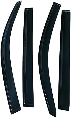 DrivegoPlus 4pcs for 2008-2013 Highlander Sun Rain Guard Window Visors