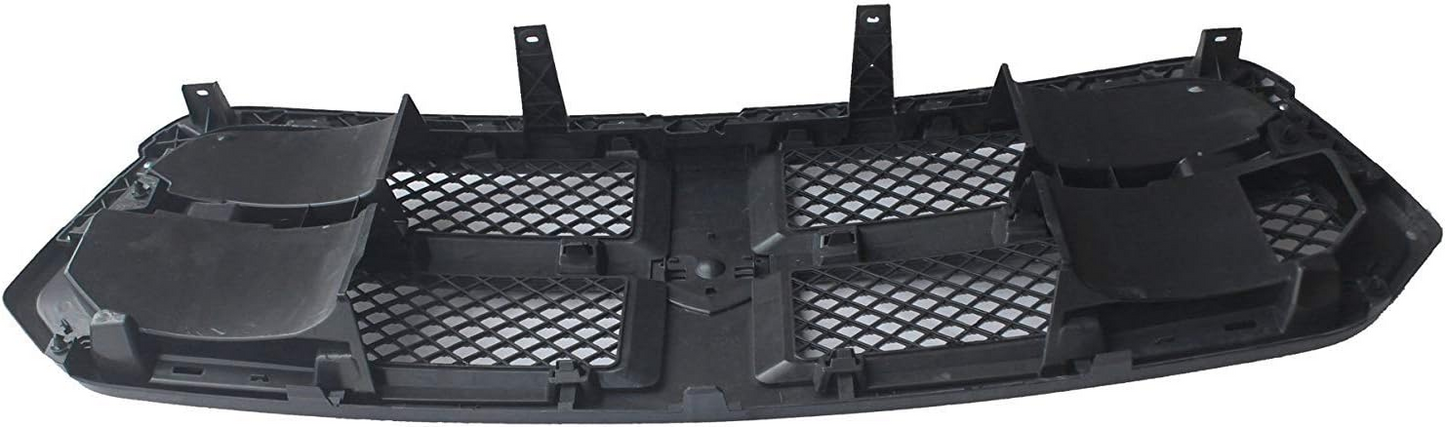 DrivegoPlus Compatible with 2013-2018 Ram 1500 Front Hood Bumper Mesh Style Glossy Black ABS Plastic Grille
