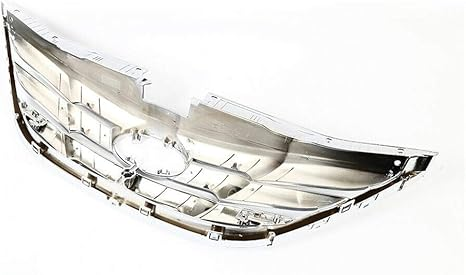 DrivegoPlus Front Upper Grille Grill JX-7288-CM Replacement for 2011-2013 Hyundai Sonata,chrome