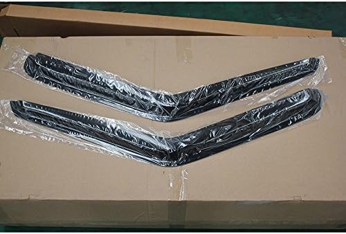 DrivegoPlus Fit 94-04 Chevy S10 95-05 Blazer 2-Door 94-04 GMC Sonoma 95-01 S15 Jimmy 2-Door 96-00 Isuzu Hombre 2pcs Front Smoke Sun/Rain Guard Vent Shade Window Visors