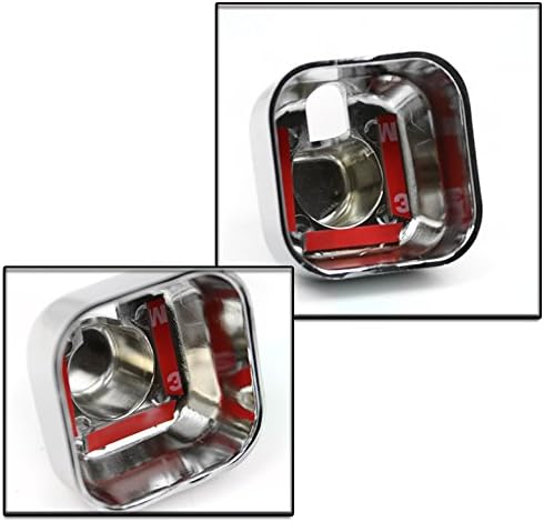 DrivegoPlus Antenna Base Bezel Cover Trim Molding Chrome Compatible with 2005-2010 H3