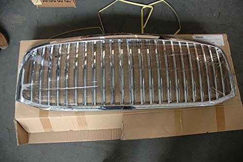 DrivegoPlus Fit 06-08 Dodge Ram 1500 06-09 Ram 2500/3500 Pickup 1pc Chrome Plated Finish ABS Plastic Vertical Style Badgeless Front Grille
