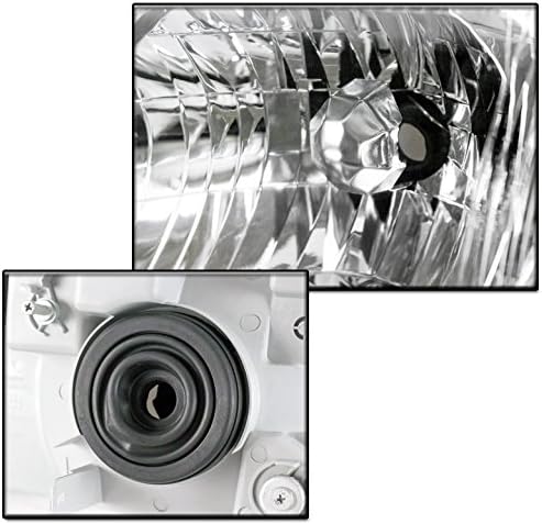 DrivegoPlus For 1999-2003 Suzuki Grand Vitara / 1999-2004 Vitara / 2002-2003 XL-7 Crystal Style Headlights - Chrome