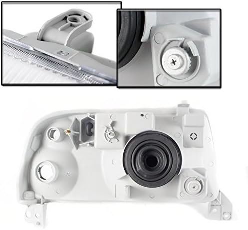 DrivegoPlus For 1999-2003 Suzuki Grand Vitara / 1999-2004 Vitara / 2002-2003 XL-7 Crystal Style Headlights - Chrome