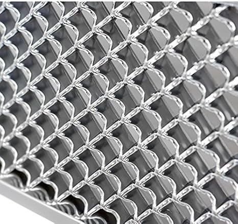 DrivegoPlus Mesh Style Upper Hood Grille Grill Chrome Compatible with 2007-2010 Ford Explorer/Explorer Sport Trac