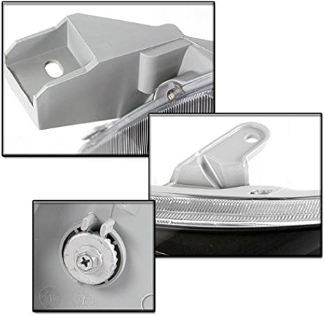 DrivegoPlus Replacement Black Headlights Lamps Compatible with 2007-2012 Toyota Yaris Sedan 4DR
