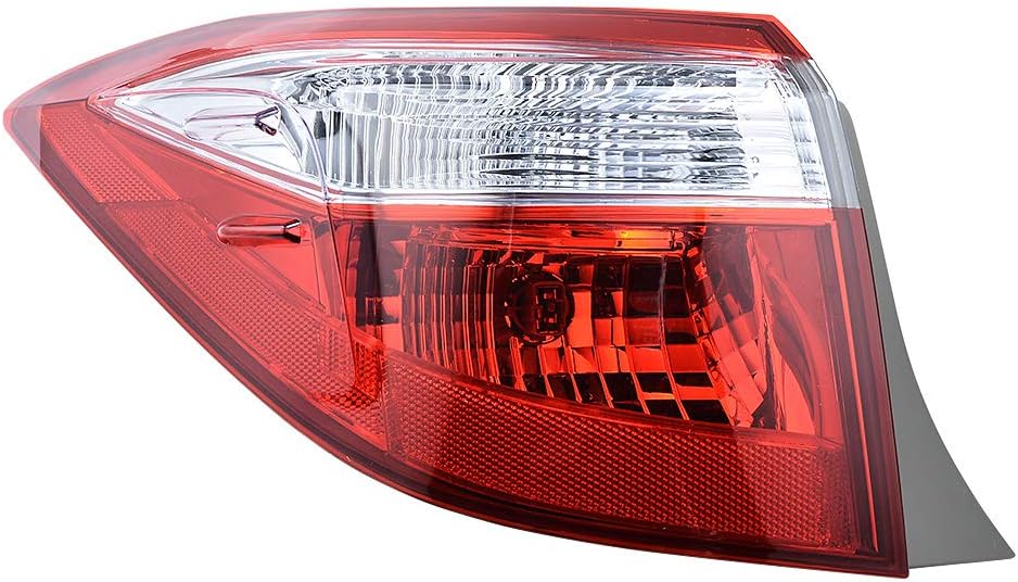DrivegoPlus Tail Light Brake Stop Lamp Cover Compatible with 2014-2016 Toyota Corolla Left Driver Side 81560-02750 TO2804118