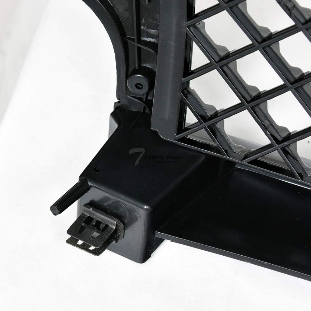 DrivegoPlus Black Finished Mesh Front Hood Bumper Grill Grille Compatible with 1999-2006 Chevy Silverado 1500/2500