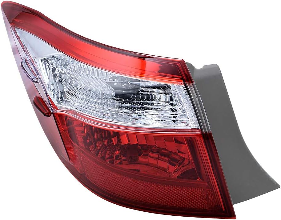DrivegoPlus Tail Light Brake Stop Lamp Cover Compatible with 2014-2016 Toyota Corolla Left Driver Side 81560-02750 TO2804118