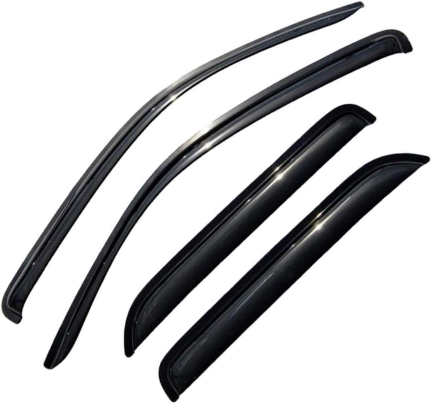 DrivegoPlus 4pcs Side Window Deflector Window Visors Out-Channel Style for Ford Escape 01-12 for Mazda Tribute 08-11 for Mercury Mariner 05-11 Sun Rain Guard