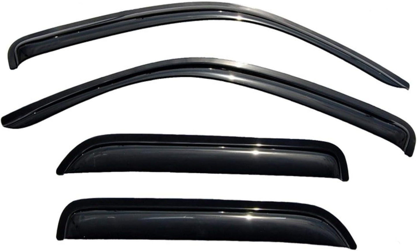 DrivegoPlus 4pcs Side Window Deflector Window Visors Out-Channel Style for Ford Escape 01-12 for Mazda Tribute 08-11 for Mercury Mariner 05-11 Sun Rain Guard