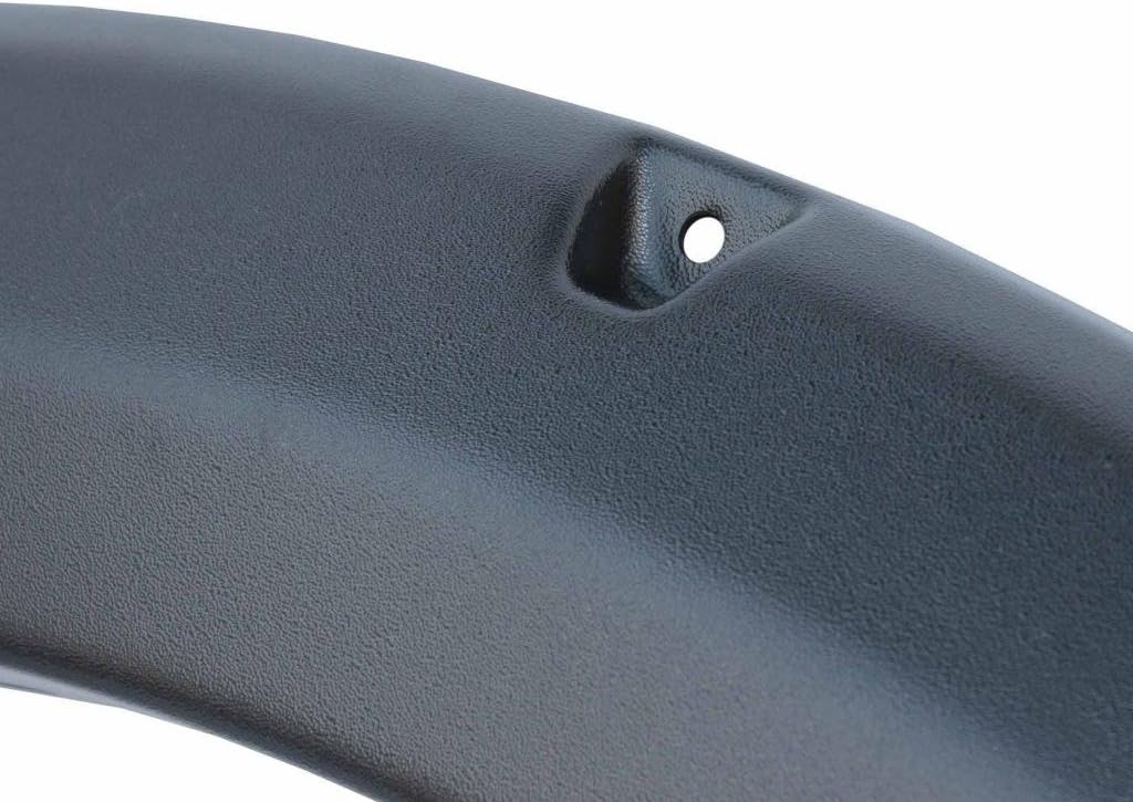 DrivegoPlus 4pcs Textured Black ABS Plastic Pocket-Riveted Fender Flares with Mounting Hardware & Instruction Fit 09-16 Dodge Ram 1500 Pickup
