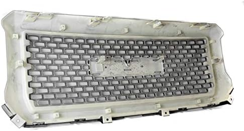 DrivegoPlus Mesh Style Front Bumper Hood Upper Grille Grill Gloss Black For 2014-2015 GMC Sierra 1500 Pickup Truck