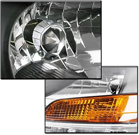 DrivegoPlus Replacement Black Headlights Lamps Compatible with 2007-2012 Toyota Yaris Sedan 4DR