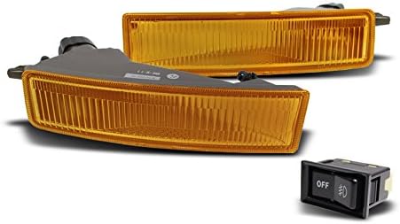 DrivegoPlus For Scion XB Bumper Driving Yellow Fog Light W/Bulb+Switch Left+Right
