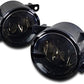 DrivegoPlus Bumper Driving Fog Lights Lamps Smoke Compatible with Acura Honda Jaguar Lincoln Subaru Suzuki