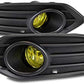 DrivegoPlus Bumper Driving Fog Lights Lamps w/Bezels+Switch+Harness Kit Chrome Compatible with 2019-2021 Honda HR-V HRV
