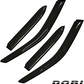 DrivegoPlus 4pcs Smoke Tint Out-Channel Reinforced Acrylic Sun Rain Guard Vent Shade Window Visors for 98-02 Chevrolet Prizm & 98-02 Toyota Corolla