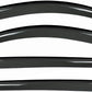 DrivegoPlus  New 4pcs for 11-15 Kia Sorento Wind Dark Smoke Out-Channel/Outside Mount Style Wind Sun Rain Guard Vent Shade Deflector Window Visors