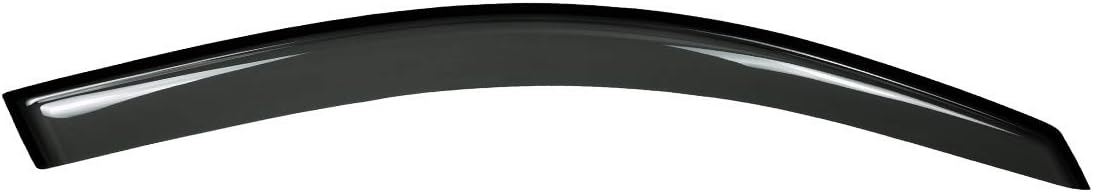 DrivegoPlus  New 4pcs for 11-15 Kia Sorento Wind Dark Smoke Out-Channel/Outside Mount Style Wind Sun Rain Guard Vent Shade Deflector Window Visors