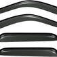 DrivegoPlus 4pcs Compatible with 99-06 Silverado Sierra 07 Classic Extended Cab Dark Smoke Out-Channel Outside Mount Style Wind Sun Rain Guard Vent Shade Deflector Window Visorss