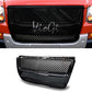 DrivegoPlus  1pc Glossy Black Strong ABS Plastic Badgeless Mesh Style Front Hood/Bumper Grille Fit 06-10 Ford Explorer / 07-10 Ford Explorer Sport Trac
