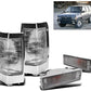 DrivegoPlus Front Bumper + Corner Signal Lights Lamps Chrome Compatible with 1990-1997 Hardbody