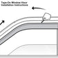 DrivegoPlus  New 2pcs for 02-08 Ram 1500 03-09 2500/3500 2D Regular Cab Truck Dark Smoke Out-Channel/Outside Mount Style Wind Sun Rain Guard Vent Shade Deflector Window Visors
