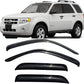 DrivegoPlus 4pcs Side Window Deflector Window Visors Out-Channel Style for Ford Escape 01-12 for Mazda Tribute 08-11 for Mercury Mariner 05-11 Sun Rain Guard