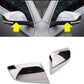 DrivegoPlus 3-Layers Shiny Chrome Plated Parts Accessories Top Half Side Mirror Cover Designed For 2014-2020 Chevrolet Impala