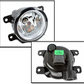 DrivegoPlus LED DRL Bumper Driving Fog Lights Lamps Chrome Compatible with 2015-2016 Honda Fit
