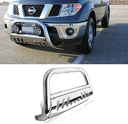 DrivegoPlus 05-16 Frontier/Xterra/Pathfinder Stainless Steel Bull Bar Bumper Grill Guard New