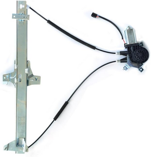DrivegoPlus Fit Front Driver (Left) Side Power Window Regulator w/Motor for 92-13 Ford E150/E250/E350 Super Duty/Econoline/Club Wagon Van