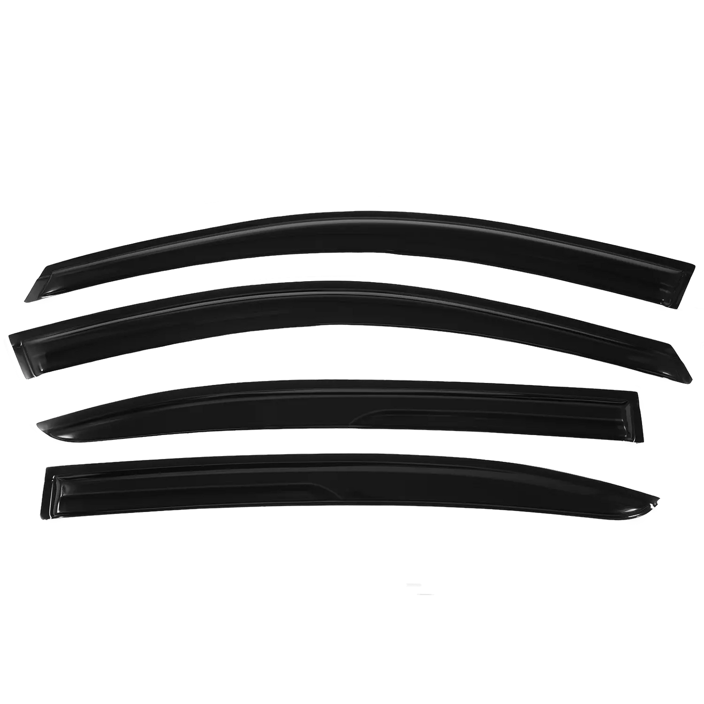 DrivegoPlus For Honda Accord 2008-2012 JDM Side Window Vent Visor Sun Rain Guard Deflector