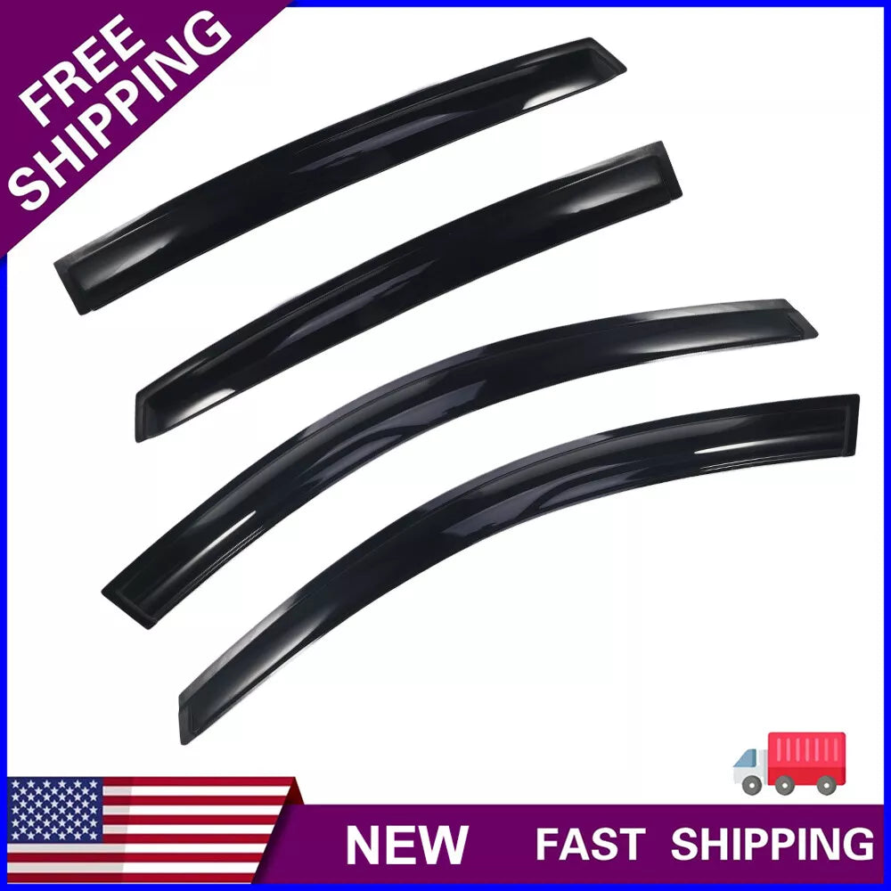 DrivegoPlus FOR 2018-2020 HONDA ACCORD JDM 3D AERO WAVY WINDOW VISOR RAIN GUARD DEFLECTOR