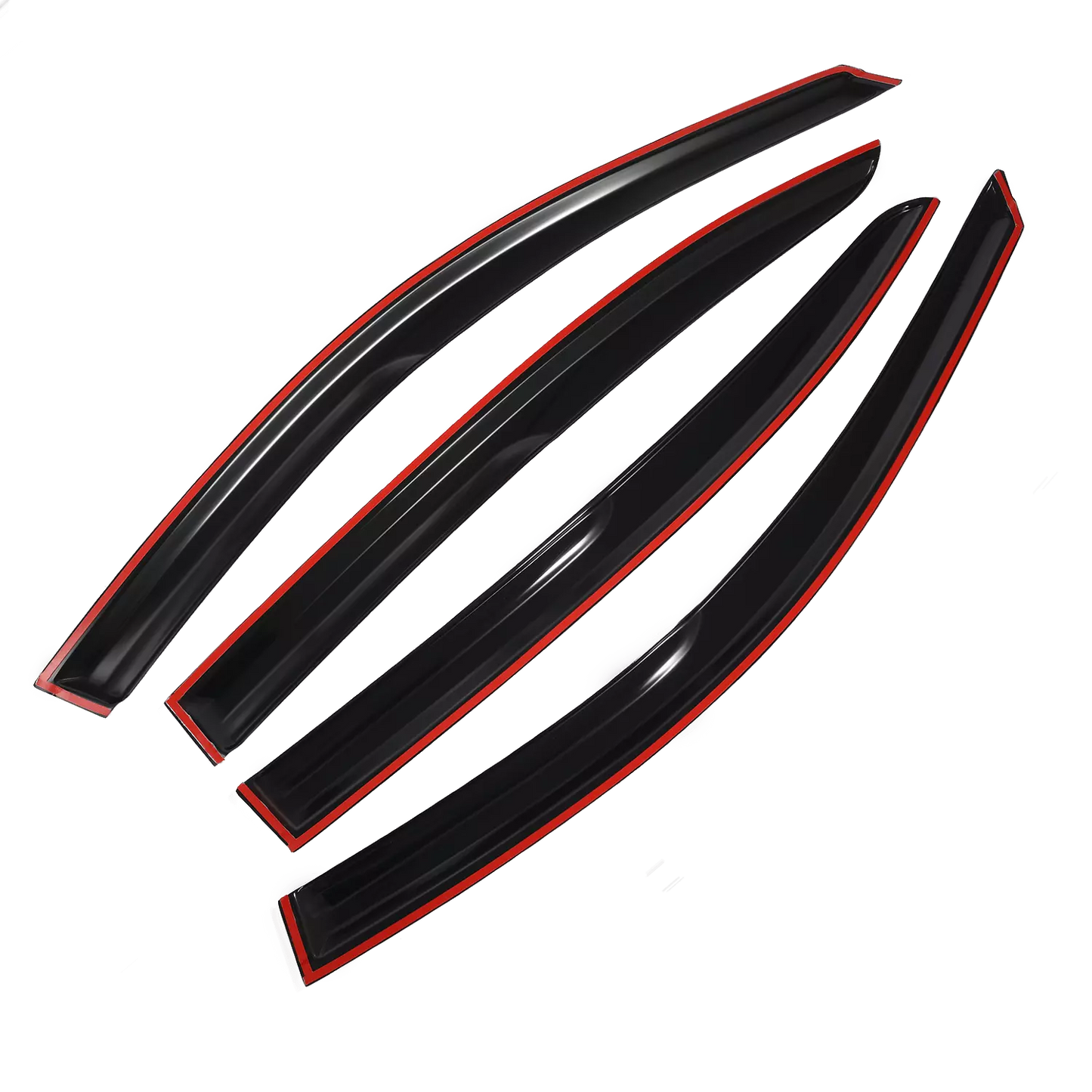 DrivegoPlus For Honda Accord 2008-2012 JDM Side Window Vent Visor Sun Rain Guard Deflector