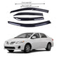 DrivegoPlus Fits for Toyota corolla 0913 Side Window Vent Visor Sun Rain Deflector Guard
