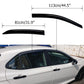 DrivegoPlus FOR 2018-2023 TOYOTA CAMRY CLIP-ON BLACK TRIM WINDOW VISOR RAIN GUARD DEFLECTOR